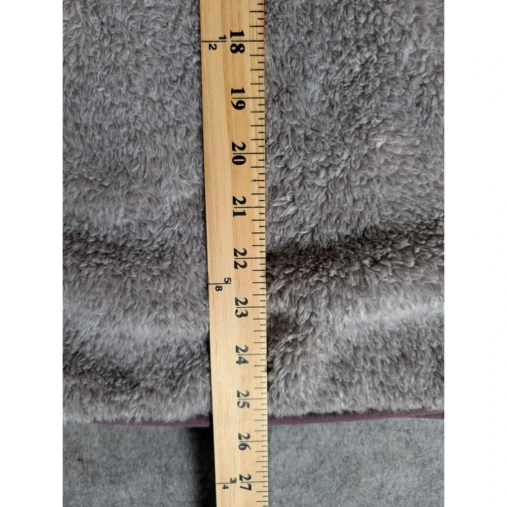 LIV Outdoor Life Integrity Earth Womens Grey‎ Purple Sherpa Fleece Pullover M